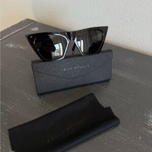 Prive Revaux Black Cat-Eye Sunglasses